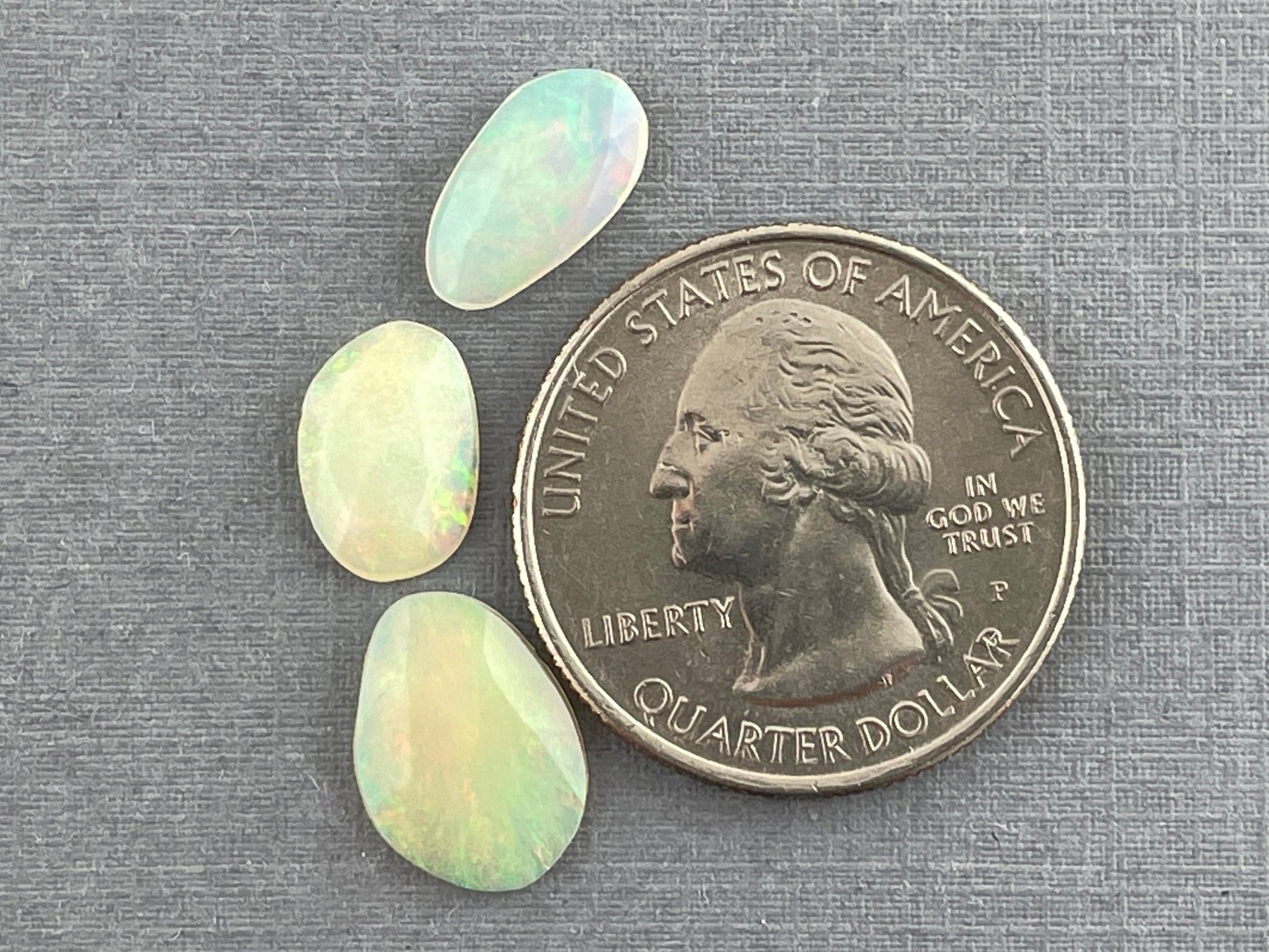 Ethiopian Opals with Fire Lot | Rose Cut Gemstone | 2.46 carats | OP423 - Opal - Gem Enthusiast