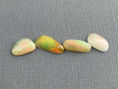 Ethiopian Opals with Fire Lot | Rose Cut Gemstone | 4.28 carats | OP476 - Opal - Gem Enthusiast