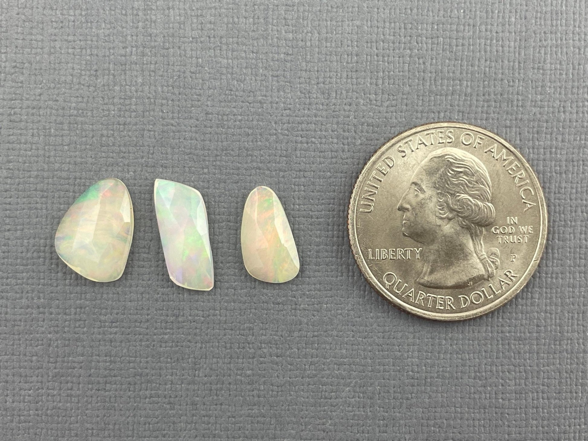 Ethiopian Opals with Fire | Rose Cut Gemstone Lot | 3.13 carats | OP462 - Opal - Gem Enthusiast