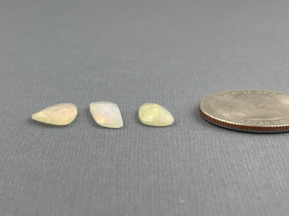 Ethiopian Opals with Fire | Rose Cut Gemstone Lot | 3.13 carats | OP462 - Opal - Gem Enthusiast