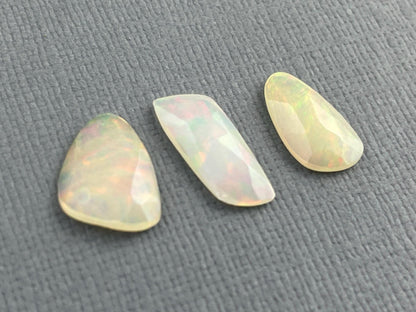 Ethiopian Opals with Fire | Rose Cut Gemstone Lot | 3.13 carats | OP462 - Opal - Gem Enthusiast