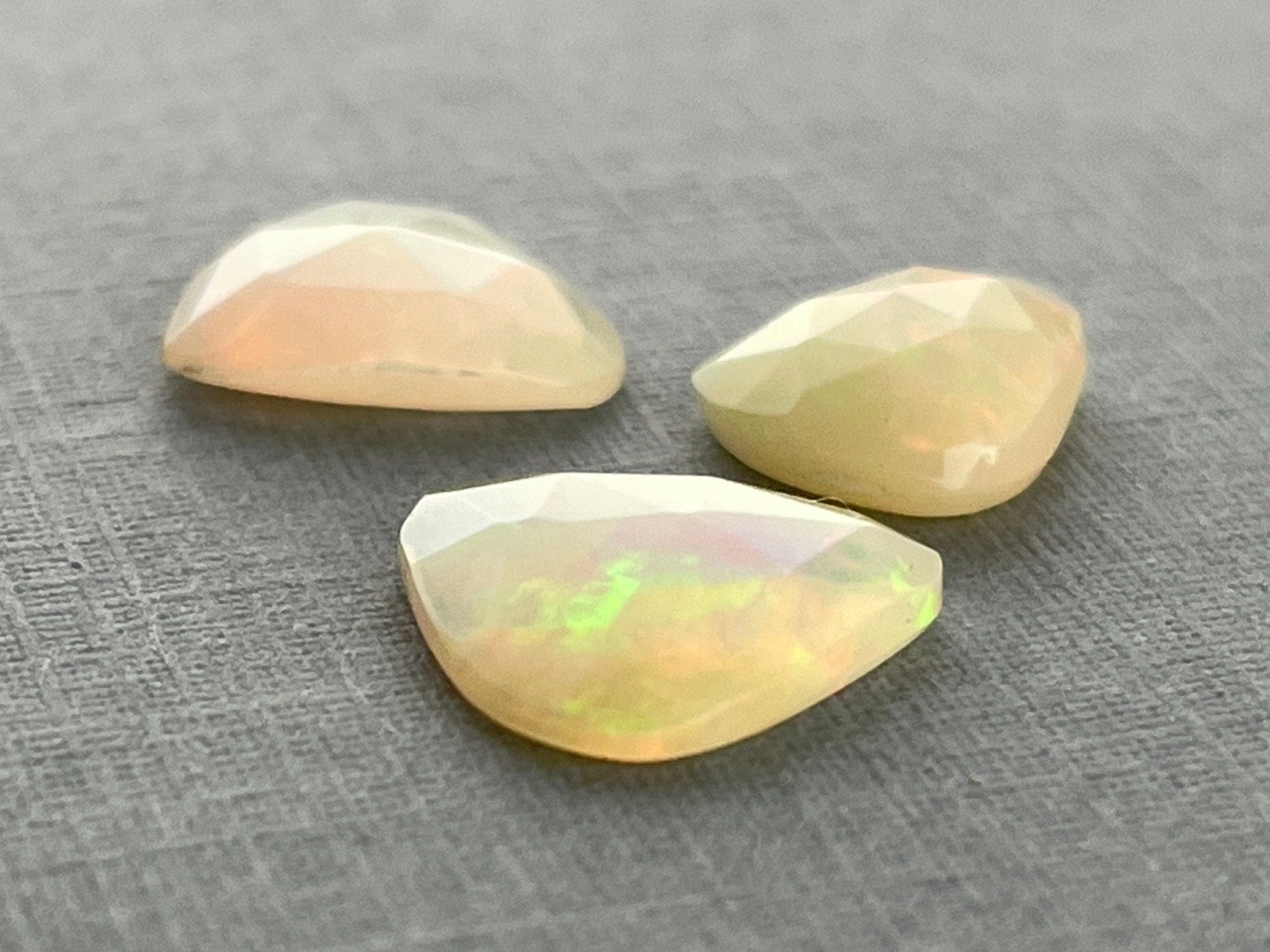 Ethiopian Opals with Fire | Rose Cut Gemstone Lot | 3.31 carats | OP422 - Opal - Gem Enthusiast