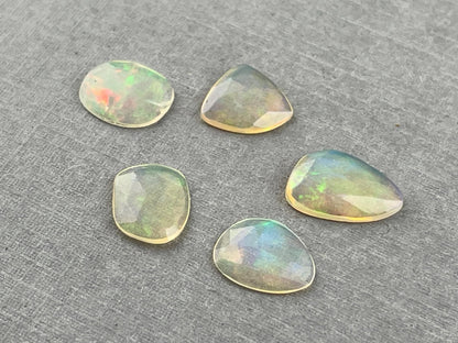 Ethiopian Opals with Fire | Rose Cut Gemstone Lot | 3.75 carats | OP478 - Opal - Gem Enthusiast