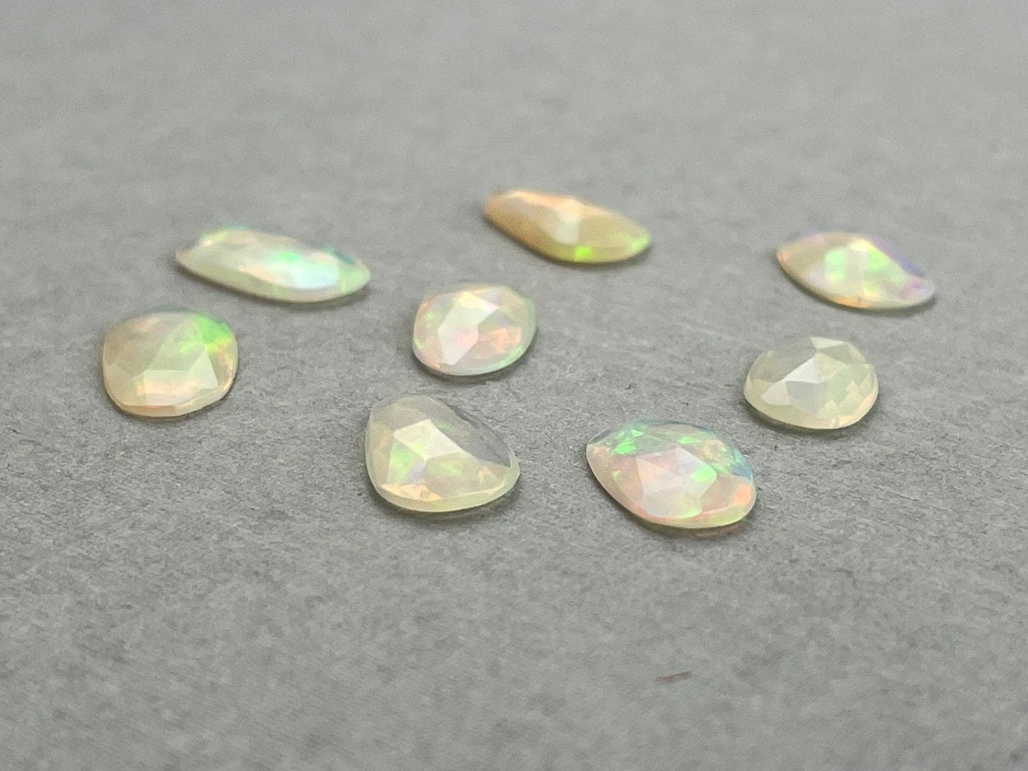 Ethiopian Opals with Fire | Rose Cut Gemstone Lot | 8 carats | OP467 - Opal - Gem Enthusiast