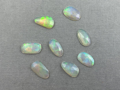 Ethiopian Opals with Fire | Rose Cut Gemstone Lot | 8 carats | OP467 - Opal - Gem Enthusiast