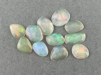 Ethiopian Opals with Fire | Rose Cut Gemstone Lot | OP440 - Opal - Gem Enthusiast