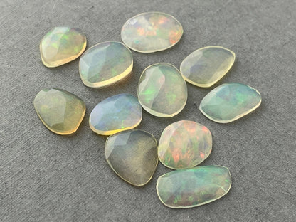 Ethiopian Opals with Fire | Rose Cut Gemstone Lot | OP440 - Opal - Gem Enthusiast