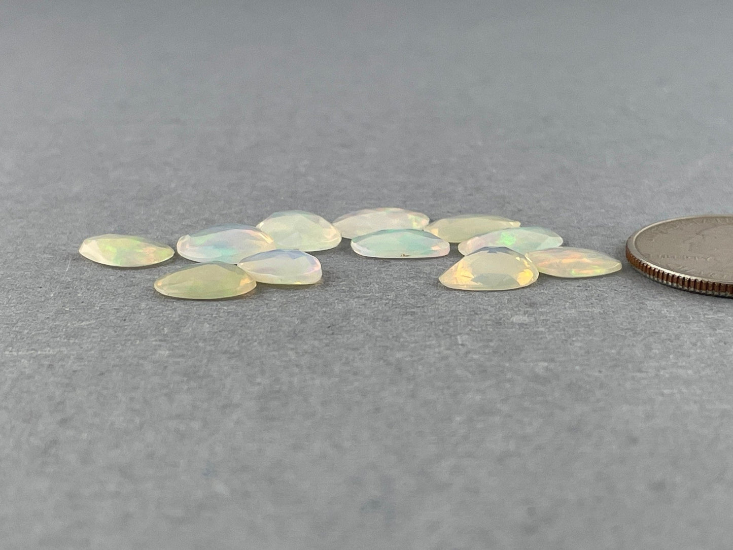 Ethiopian Opals with Fire | Rose Cut Gemstone Lot | OP440 - Opal - Gem Enthusiast