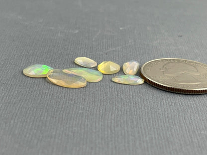 Ethiopian Opals with Fire | Rose Cut Natural Gemstone Lot | 3.9 carats | OP479 - Gem Enthusiast