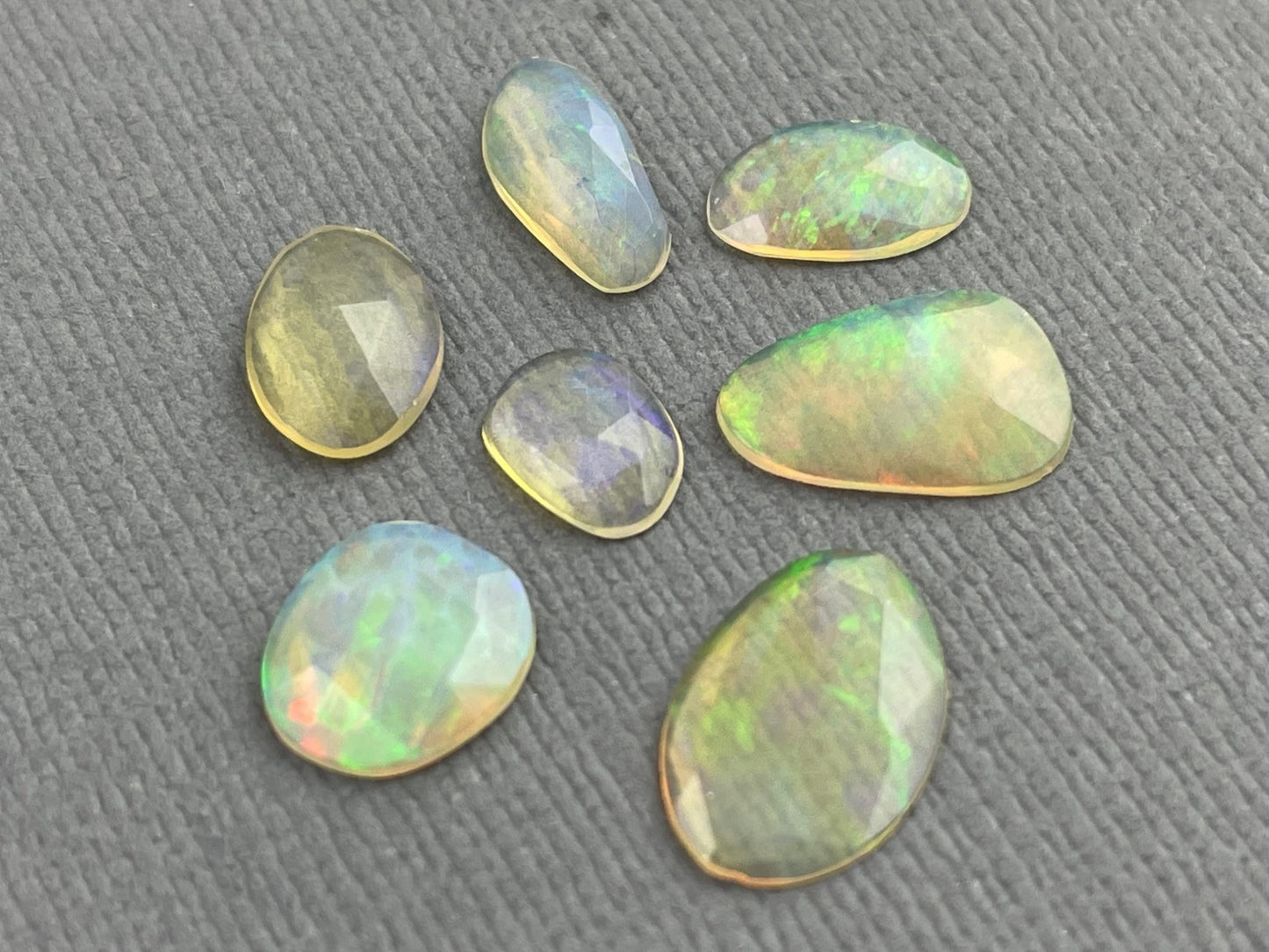 Ethiopian Opals with Fire | Rose Cut Natural Gemstone Lot | 3.9 carats | OP479 - Gem Enthusiast