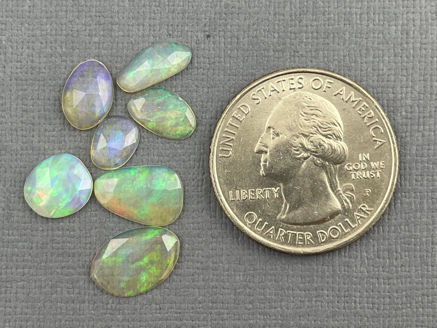 Ethiopian Opals with Fire | Rose Cut Natural Gemstone Lot | 3.9 carats | OP479 - Gem Enthusiast