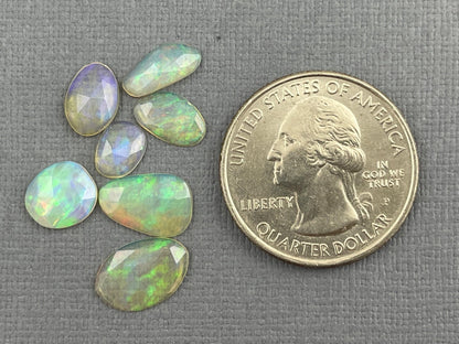 Ethiopian Opals with Fire | Rose Cut Natural Gemstone Lot | 3.9 carats | OP479 - Gem Enthusiast