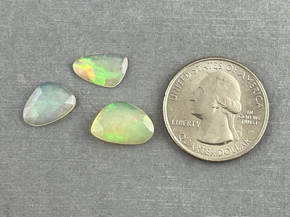 Ethiopian Opals with Fire | Rose Cut Natural Gemstone Lot | 4.12 carats | OP482 - Opal - Gem Enthusiast