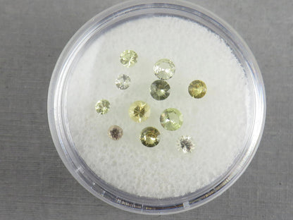 Fancy Sapphire Faceted Lot | 1 carat Lots | Purple, Blue, Peach, or Yellow | 1 carat | SF136 - Gem Enthusiast