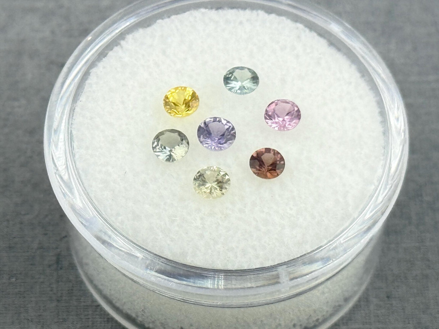 Fancy Sapphire Faceted Lot | 3.3mm | Natural Gemstones | 1 carat | SF126 - Gem Enthusiast