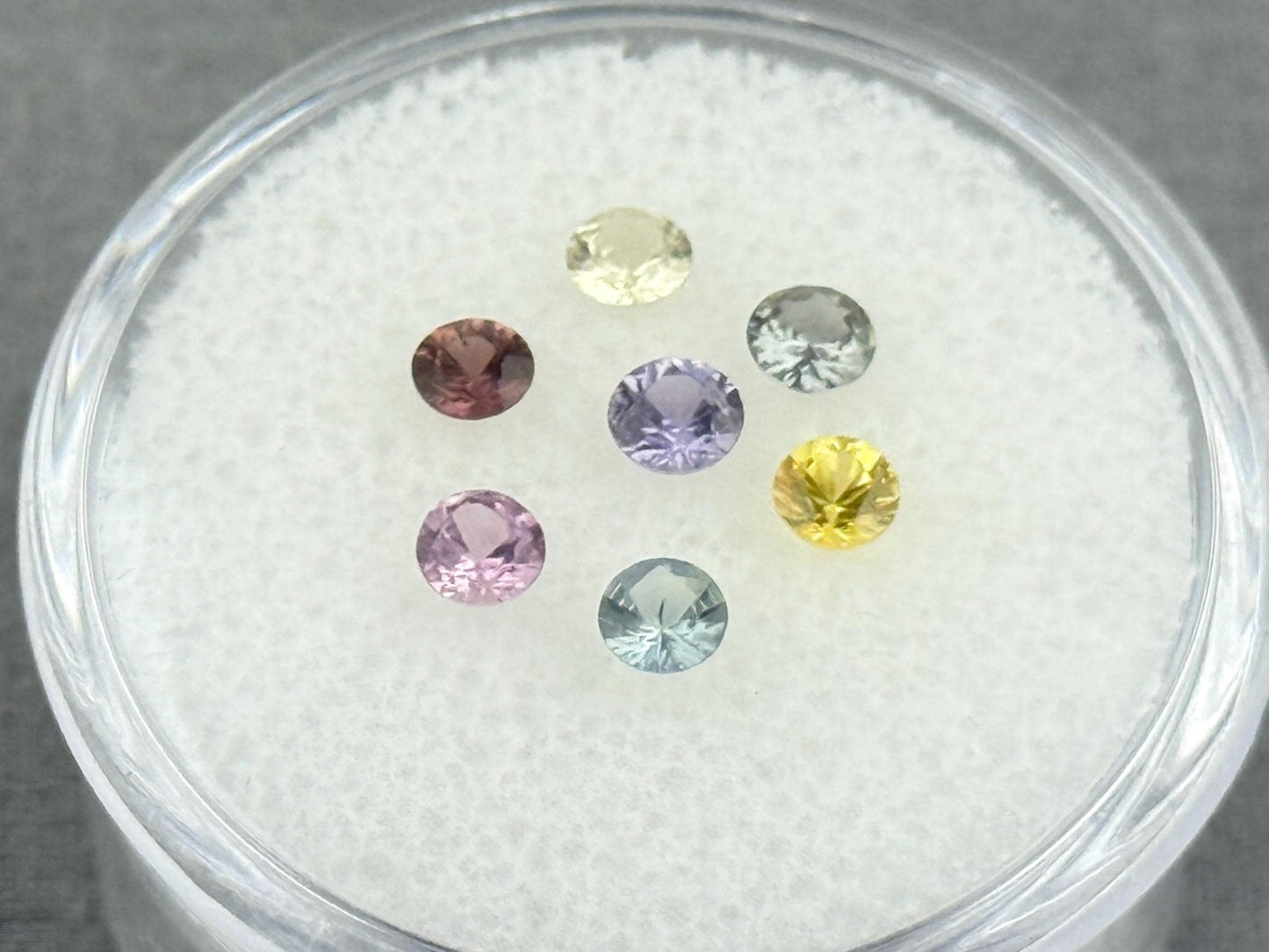 Fancy Sapphire Faceted Lot | 3.3mm | Natural Gemstones | 1 carat | SF126 - Gem Enthusiast