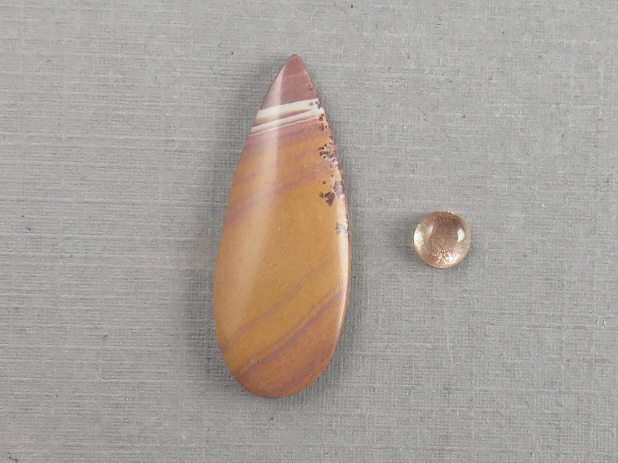 Gemstone Set | Oregon Sunstone and Sonora Jasper | SET117 - Gem Enthusiast