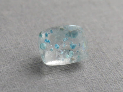 Gilalite in Quartz from Brazil | Rectangular Faceted Gem | 8x6 mm | Natural Gemstone | QU534 - Gem Enthusiast