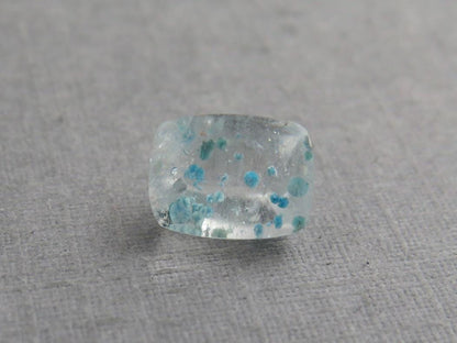 Gilalite in Quartz from Brazil | Rectangular Faceted Gem | 8x6 mm | Natural Gemstone | QU534 - Gem Enthusiast