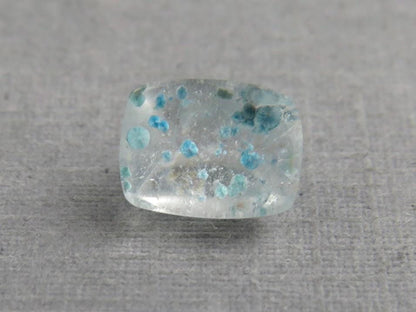 Gilalite in Quartz from Brazil | Rectangular Faceted Gem | 8x6 mm | Natural Gemstone | QU534 - Gem Enthusiast