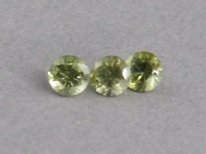 Green 3mm California Tourmaline Lot | 0.33ct | American Gemstone | CT104 - Gem Enthusiast