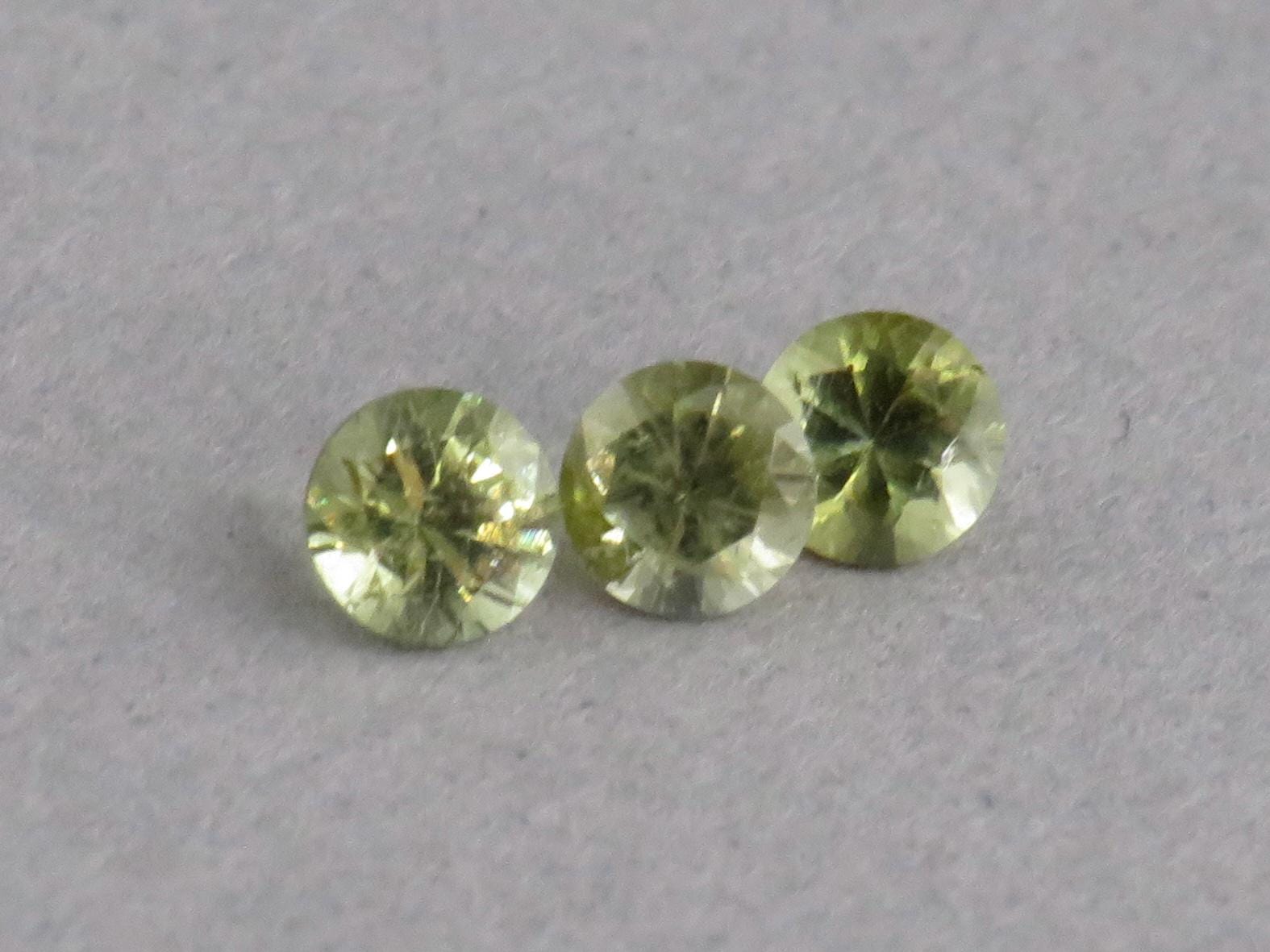 Green 3mm California Tourmaline Lot | 0.33ct | American Gemstone | CT104 - Gem Enthusiast
