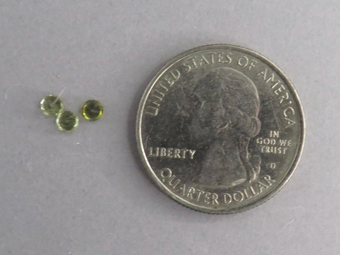 Green 3mm California Tourmaline Lot | 0.33ct | American Gemstone | CT104 - Gem Enthusiast
