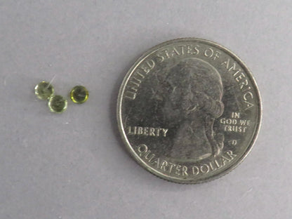 Green 3mm California Tourmaline Lot | 0.33ct | American Gemstone | CT104 - Gem Enthusiast