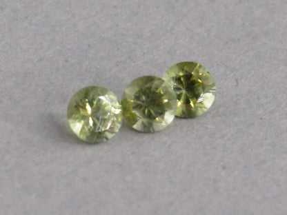 Green 3mm California Tourmaline Lot | 0.33ct | American Gemstone | CT104 - Gem Enthusiast