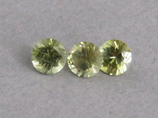 Green 3mm California Tourmaline Lot | 0.33ct | American Gemstone | CT104 - Gem Enthusiast