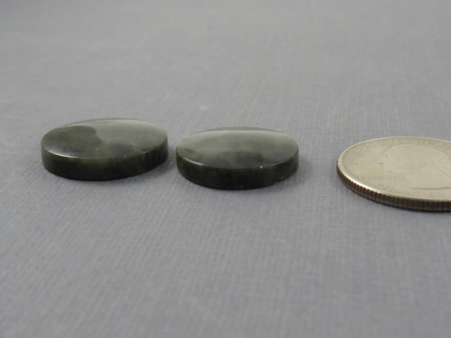 Green Fossilized Coral Cabochon Round | Fossil Gemstone | 18.6x18.6mm, 23.3ct | Indonesia | FC109 - Gem Enthusiast