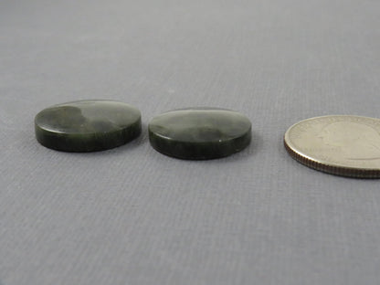 Green Fossilized Coral Cabochon Round | Fossil Gemstone | 18.6x18.6mm, 23.3ct | Indonesia | FC109 - Gem Enthusiast