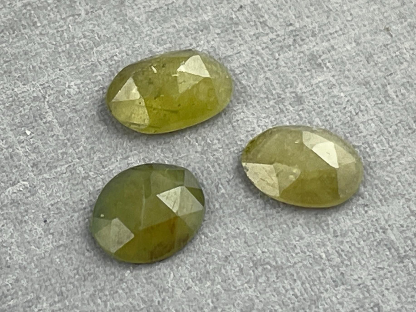 Green Sapphire Rose Cut Lot | Loose Gemstones | SRO317 - Gem Enthusiast