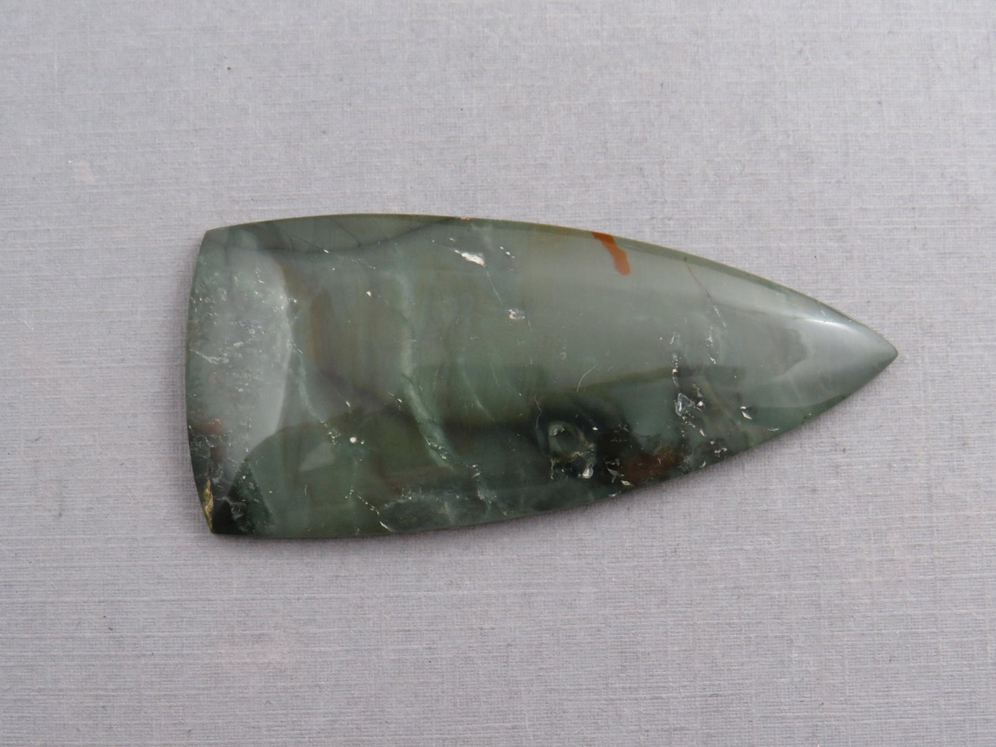 HUGE Blue Mountain Jasper Cabochon | 65x49 Oregon Gemstone | Mined in the USA | JS348 - Gem Enthusiast