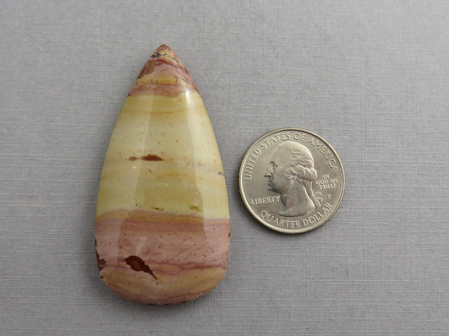 HUGE Dead Camel Jasper | American Gemstone Cabochon from Nevada | 58mm x 28mm | JS397 - Gem Enthusiast