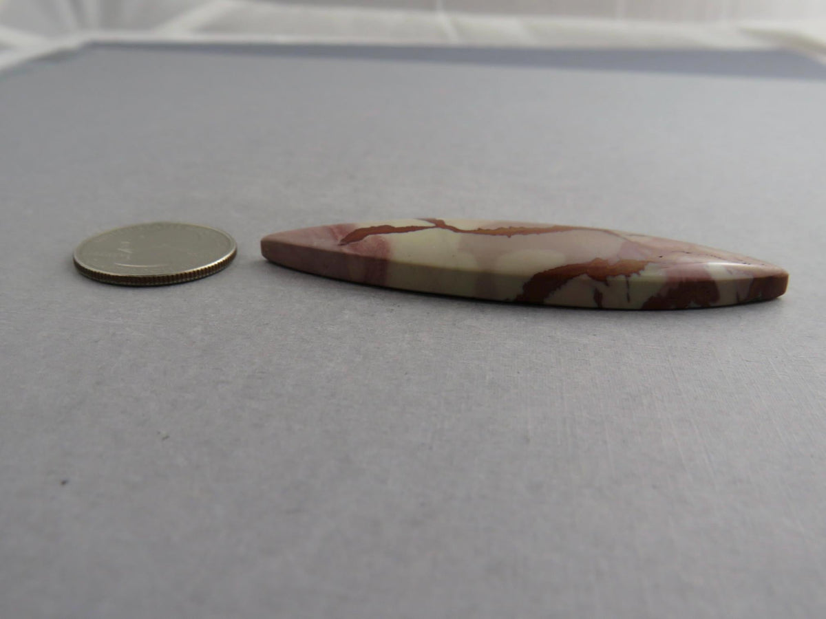 HUGE Dead Camel Marquise Cabochon | Jasper | 78x21mm, 100ct | Nevada, USA | JS400 - Gem Enthusiast