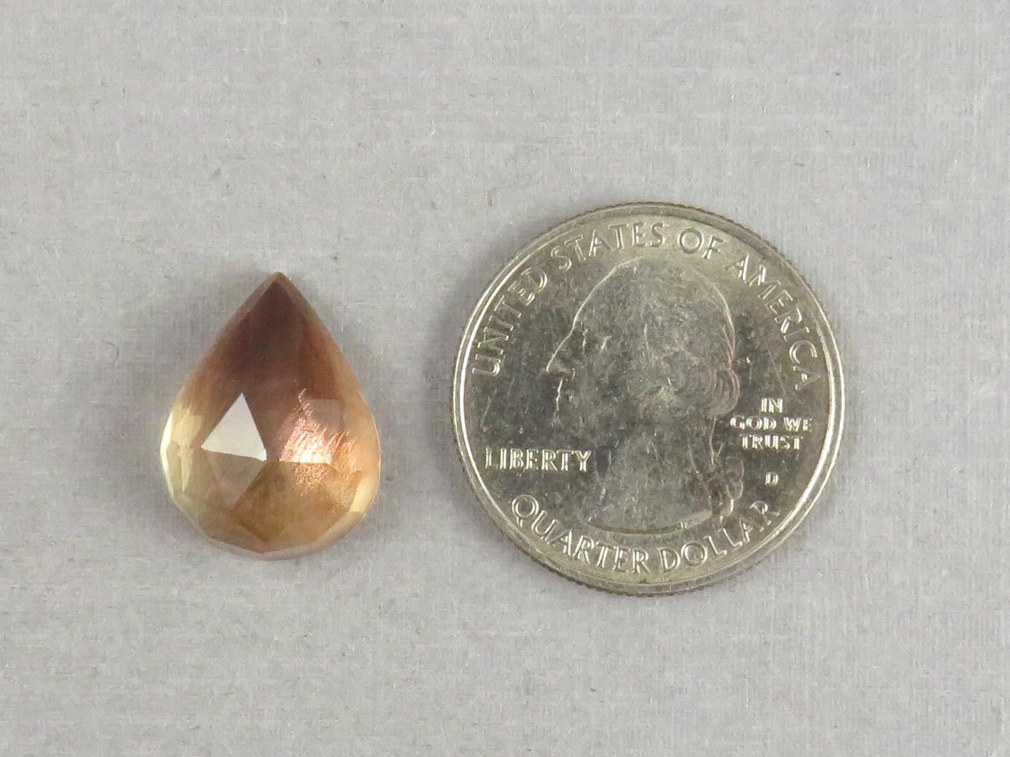 HUGE Oregon Sunstone Rose Cut Oval | 17.5x13.3mm, 11.6ct | Sun Crystal Mine | OSR108 - Gem Enthusiast
