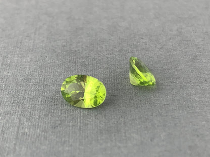 Arizona Peridot 7x5 Oval | Single or Pair | Loose Gemstone | Mined in America - Arizona Peridot - GemEnthusiast