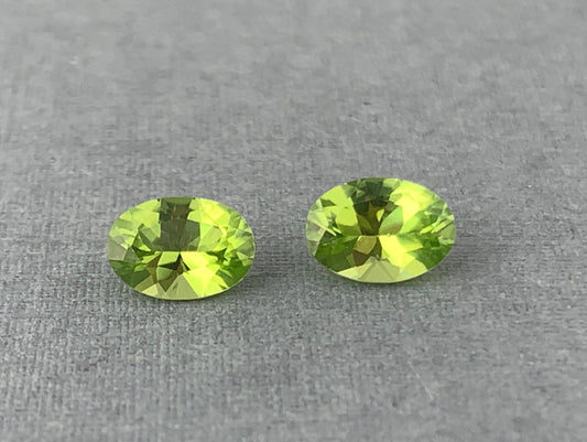 Arizona Peridot 7x5 Oval | Single or Pair | Loose Gemstone | Mined in America - Arizona Peridot - GemEnthusiast