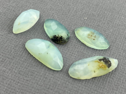 Peruvian Opal Rose Cut Lot | 12-13mm | Natural Gemstone from Peru | PO424 - Peruvian Opal - GemEnthusiast