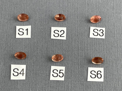 7x5 Oregon Sunstones Oval with Schiller | Per Stone | OSF191 - Oregon Sunstone - GemEnthusiast