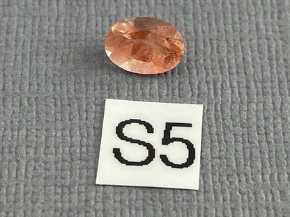 7x5 Oregon Sunstones Oval with Schiller | Per Stone | OSF191 - Oregon Sunstone - GemEnthusiast