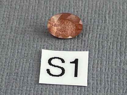 7x5 Oregon Sunstones Oval with Schiller | Per Stone | OSF191 - Oregon Sunstone - GemEnthusiast