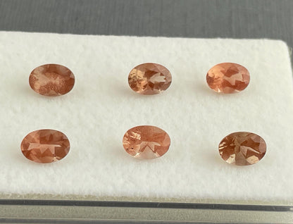7x5 Oregon Sunstones Oval with Schiller | Per Stone | OSF191 - Oregon Sunstone - GemEnthusiast