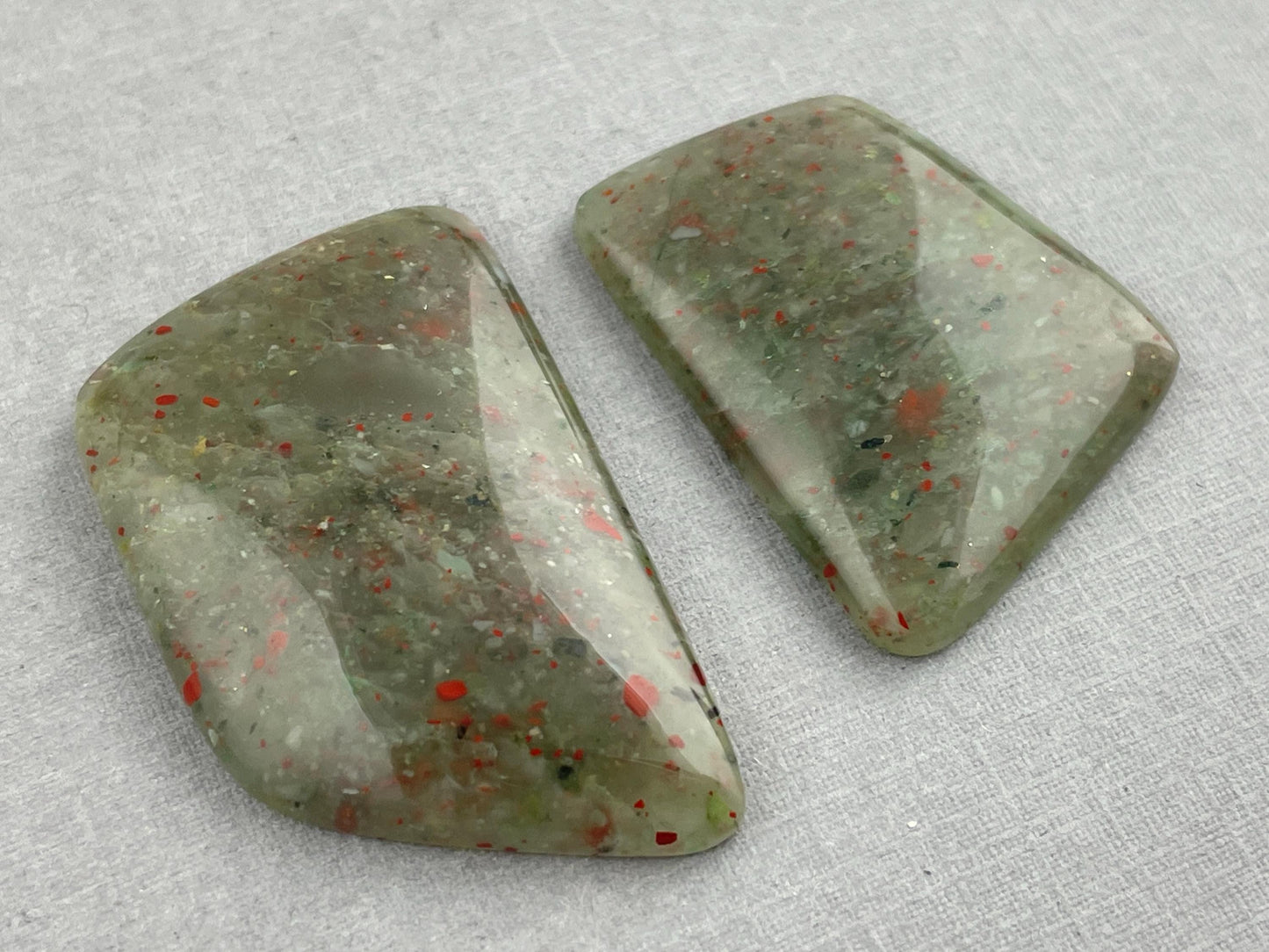 Cherry Orchard Agate | Large Natural Loose Cabochons Gemstone | AG255 - - GemEnthusiast