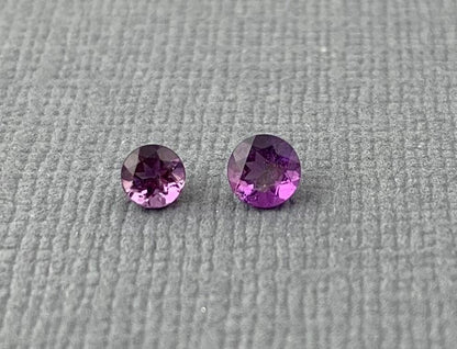 Four Peaks Arizona Amethyst | 3mm or 3.5mm Round Loose Gemstone | Ethically Sourced - Arizona Amethyst - GemEnthusiast