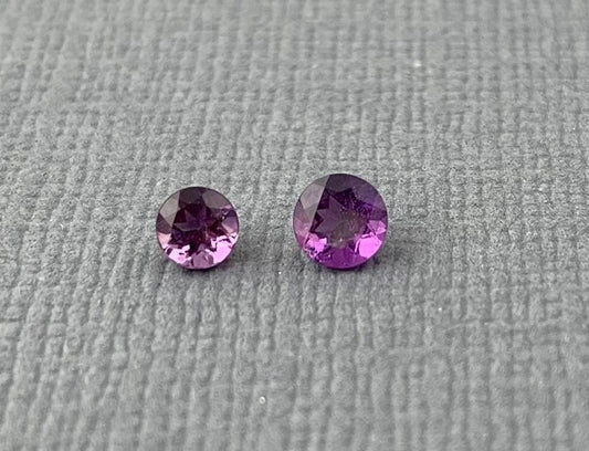Four Peaks Arizona Amethyst | 3mm or 3.5mm Round Loose Gemstone | Ethically Sourced - Arizona Amethyst - GemEnthusiast