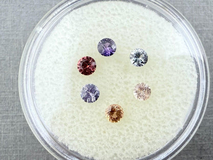 3mm Sapphire Lot | Faceted Gemstones, Umba Tanzania Origin | .75 carat | SF133 - Sapphire - GemEnthusiast