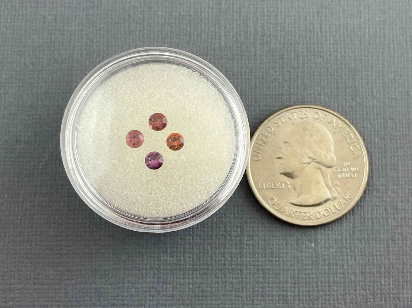 3mm Anthill Sunset Garnet | Mined in Arizona, USA | Calibrated