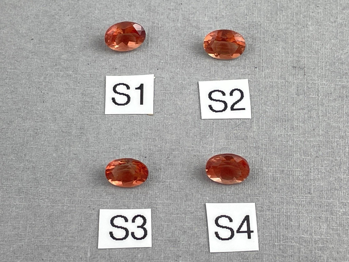 8x6 Oregon Sunstone Oval Gemstones | Mined in the USA | OSF222 - - GemEnthusiast